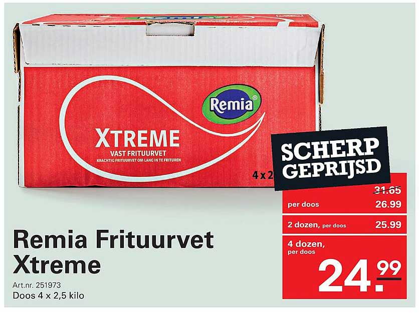 Remia Frituurvet Xtreme