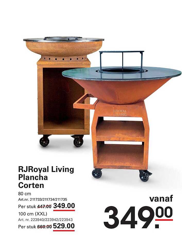 RJRoyal Living Plancha Corten