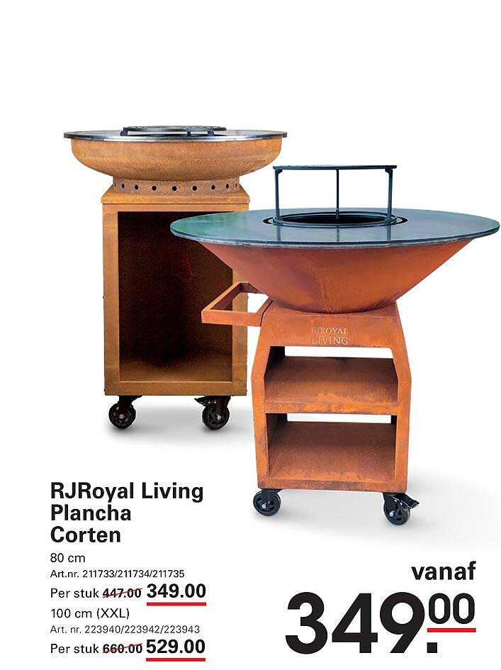 RJRoyal Living Plancha Corten