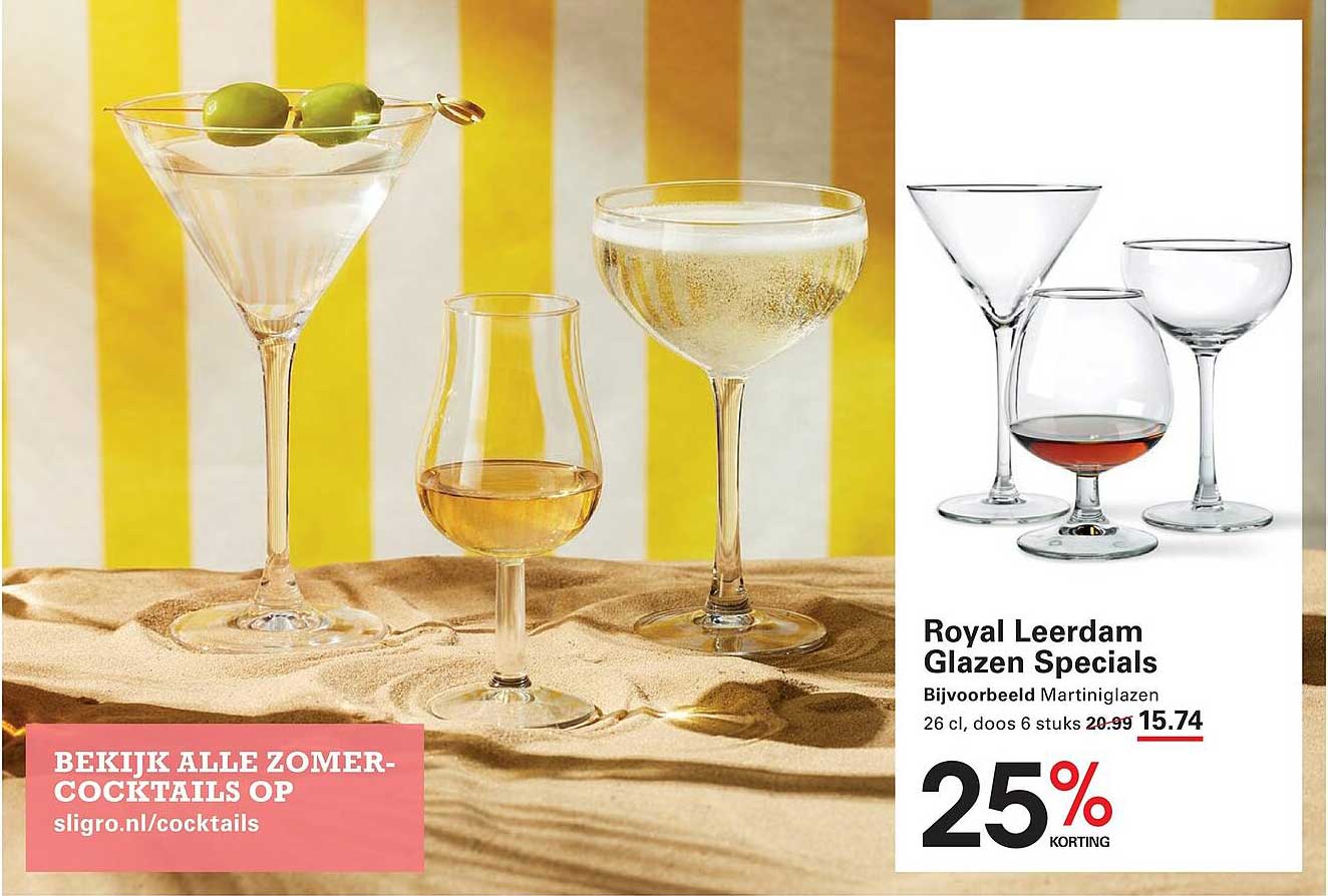 Royal Leerdam Glazen Specials