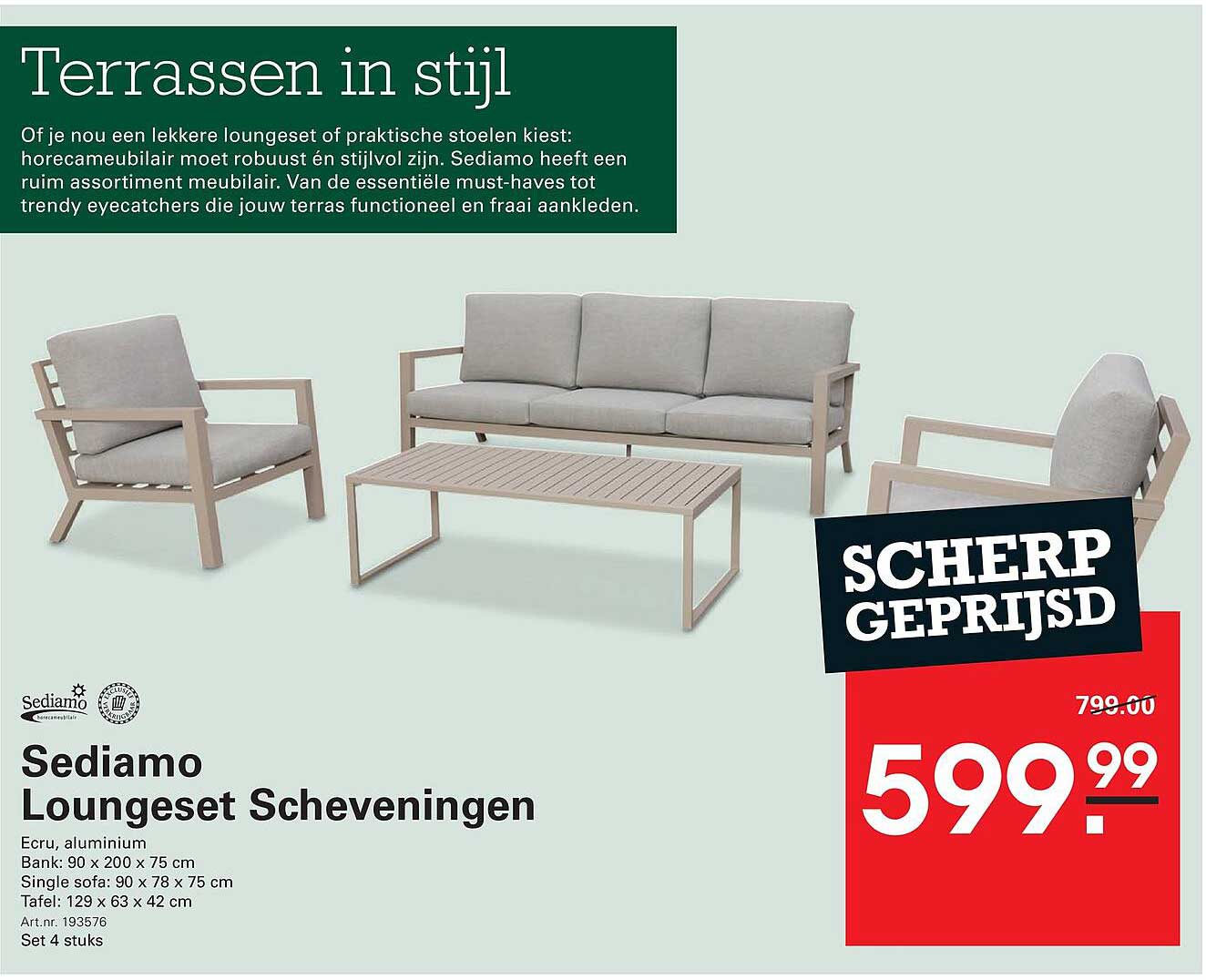 Sediamo Loungeset Scheveningen
