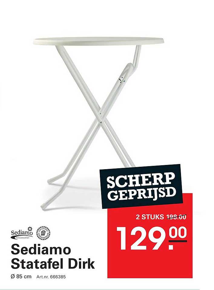 Sediamo Statafel Dirk