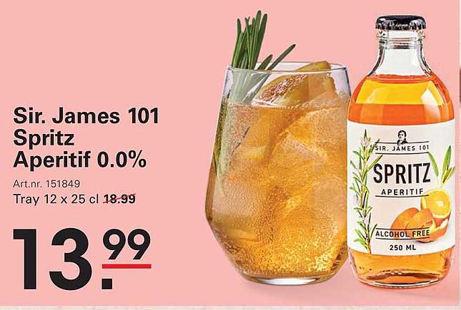 Sir. James 101 Spritz Aperitif 0.0%