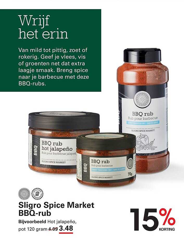 Sligro Spice Market BBQ-rub