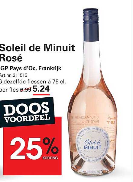Soleil de Minuit Rosé