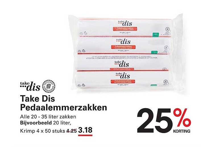 Take Dis Pedaalemmerszakken
