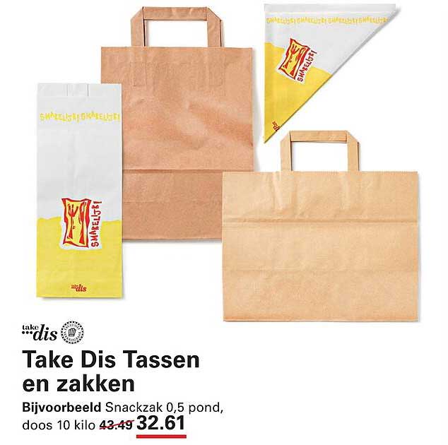 Take Dis Tassen en zakken