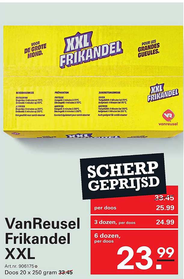 VanReusel Frikandel XXL