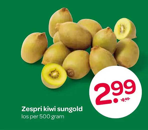 Zespri kiwi sungold los per 500 gram
