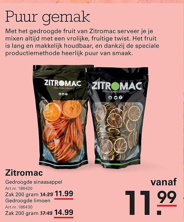 Zitromac Gedroogde sinaasappel
