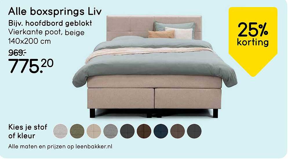 Alle boxsprings Liv