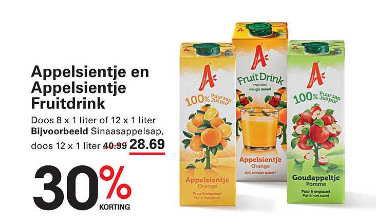 Appelsientje en Appelsientje Fruitdrink