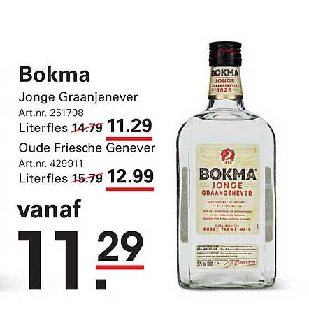 Bokma Jonge Graanjenever