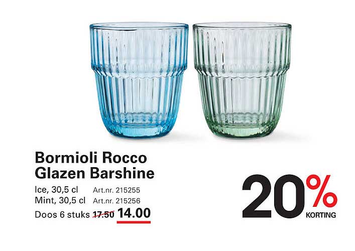 Bormioli Rocco Glazen Barshine