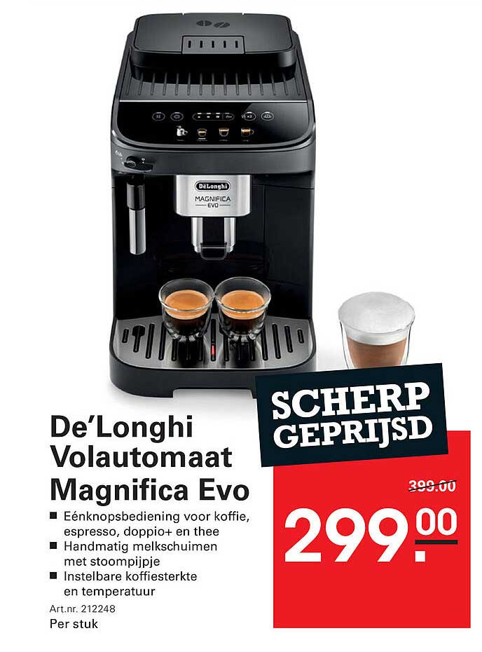 De’Longhi Volautomaat Magnifica Evo