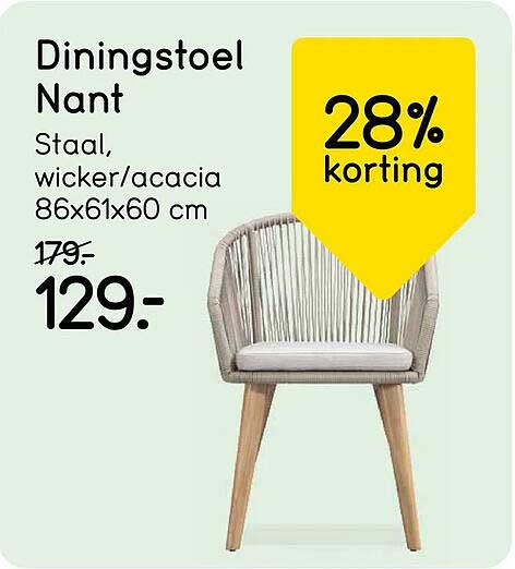 Diningstoel Nant