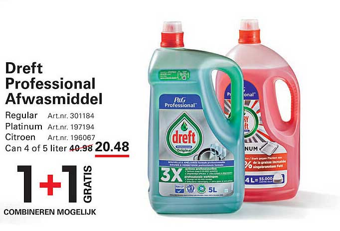 Dreft Professional Afwasmiddel