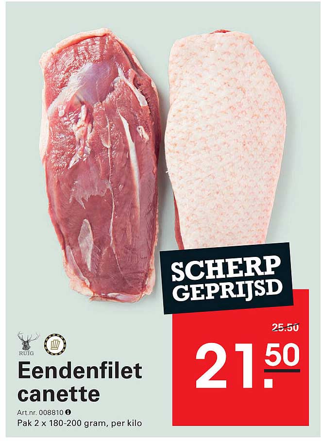 Eendenfilet canette
