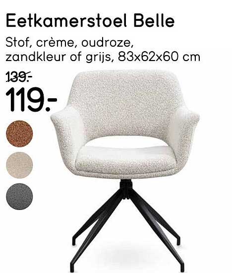 Eetkamerstoel Belle
