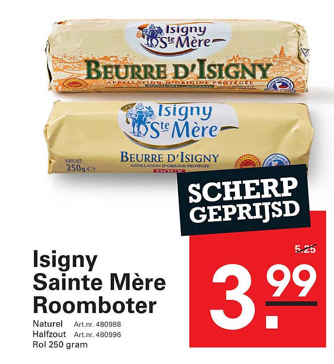 Isigny Sainte Mère Roomboter