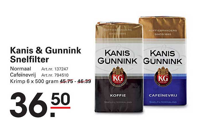 Kanis & Gunnink Snelfilter
