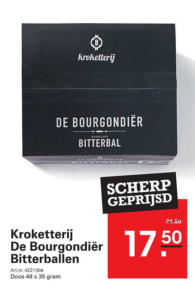 Kroketterij De Bourgondiër Bitterballen