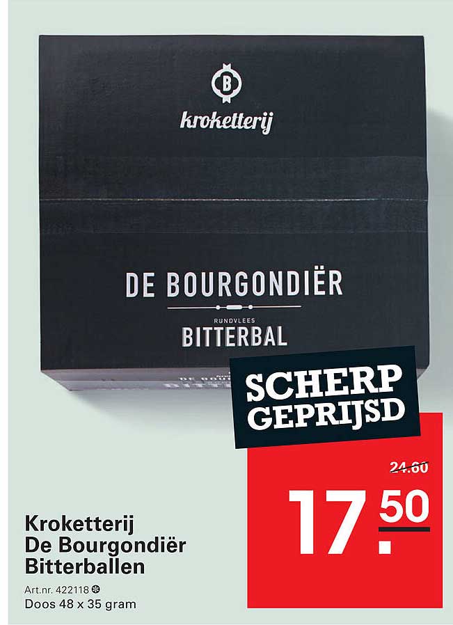 Kroketterij De Bourgondiër Bitterballen