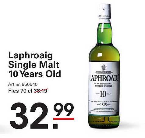 Laphroaig Single Malt 10 Years Old