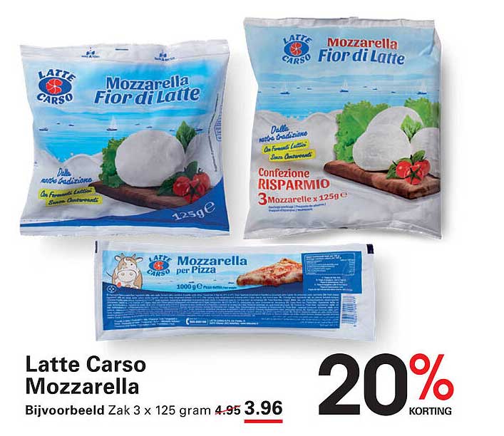 Latte Carso Mozzarella