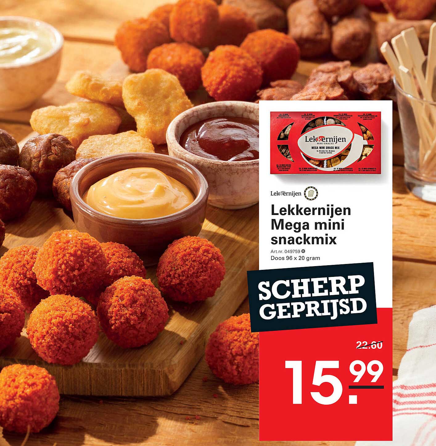 LekkerNijen Mega mini snackmix