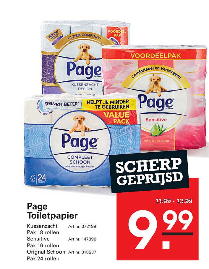 Page Toiletpapier