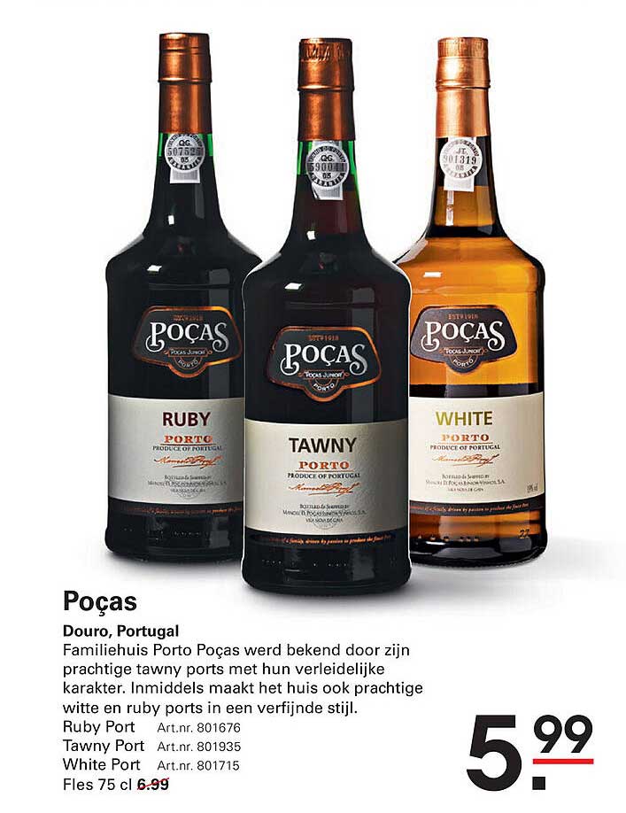 Poças Douro, Portugal - Fles 75 cl
