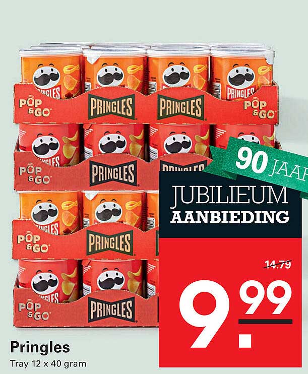 Pringles Tray 12 x 40 gram