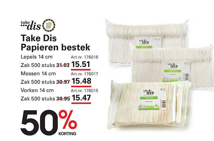 Take Dis Papieren bestek