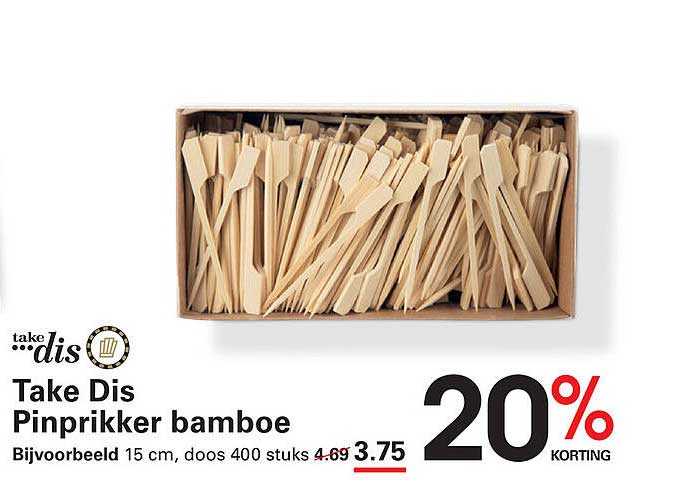 Take Dis Pinprikker bamboe