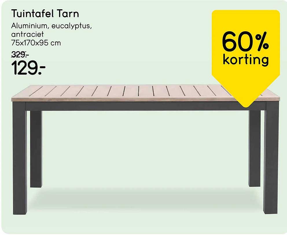 Tuintafel Tarn