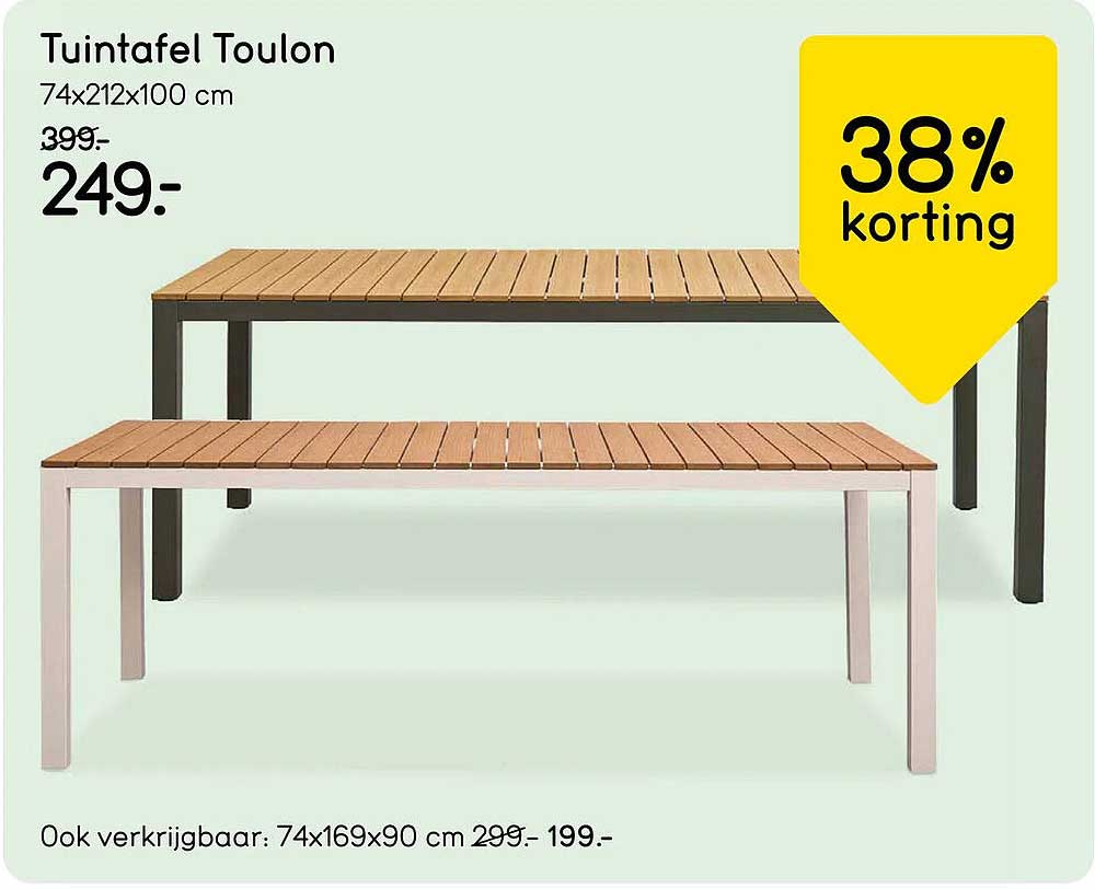 Tuintafel Toulon
