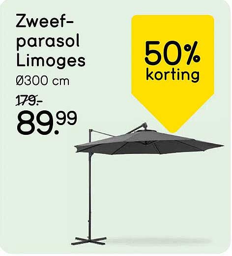 Zweefparasol Limoges Ø300 cm