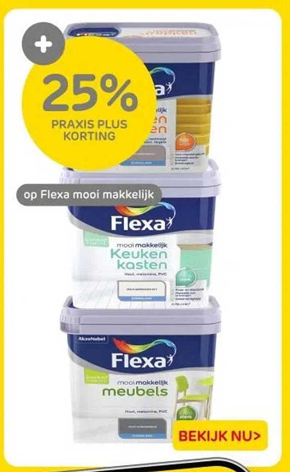 25% PRAXIS PLUS KORTING op Flexa mooi makkelijk