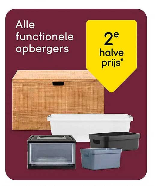 Alle functionele opbergers