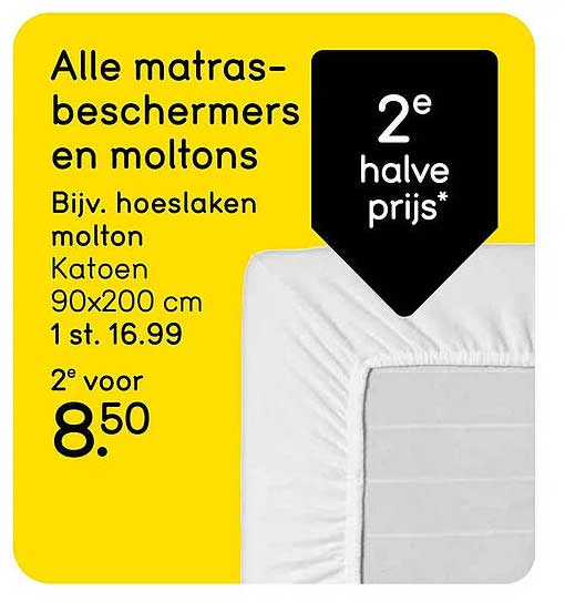 Alle matrashoezen en moltons