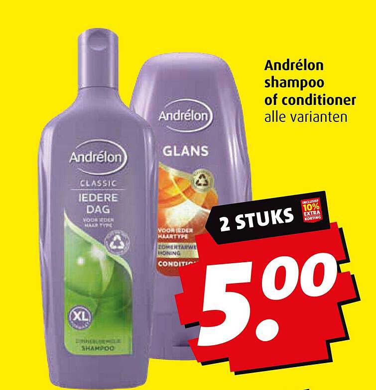 Andrélon shampoo of conditioner alle varianten
