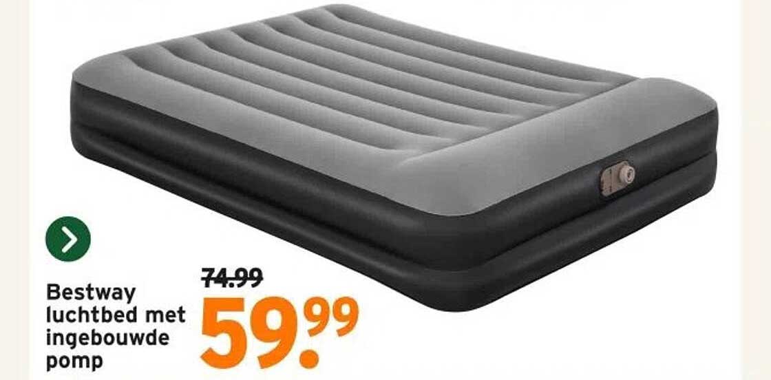 Bestway luchtbed met ingebouwde pomp