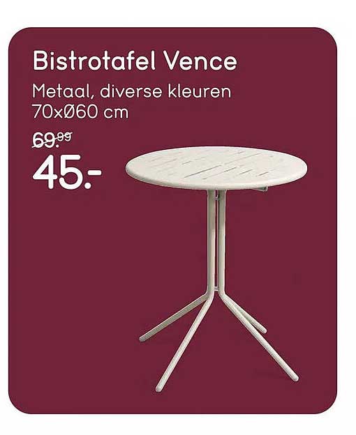 Bistrotafel Vence