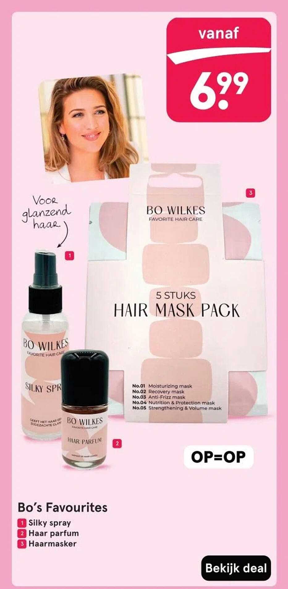 Bo's Favourites Hair Mask Pack