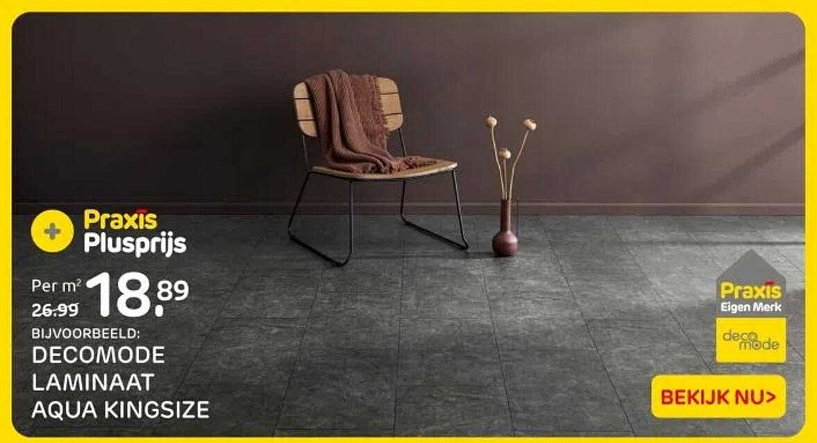 DECOMODE LAMINAAT AQUA KINGSIZE