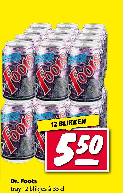 Dr. Foots - tray 12 blikjes à 33 cl