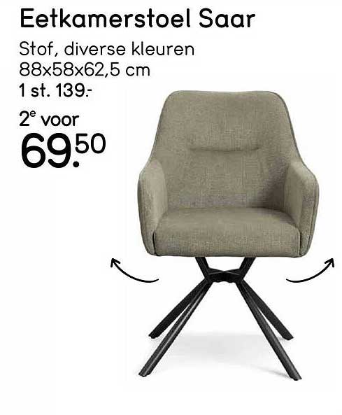 Eetkamerstoel Saar