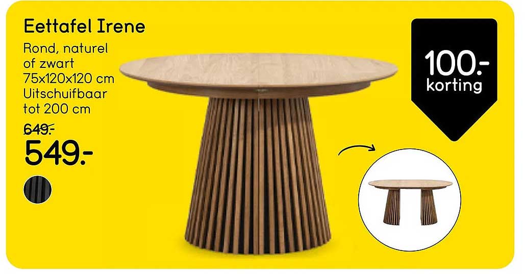 Eettafel Irene