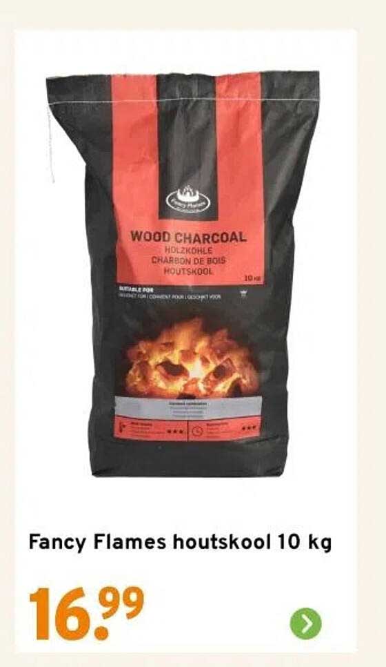 Fancy Flames houtskool 10 kg